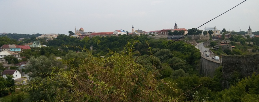Widok na m. Kamieniec Podolski