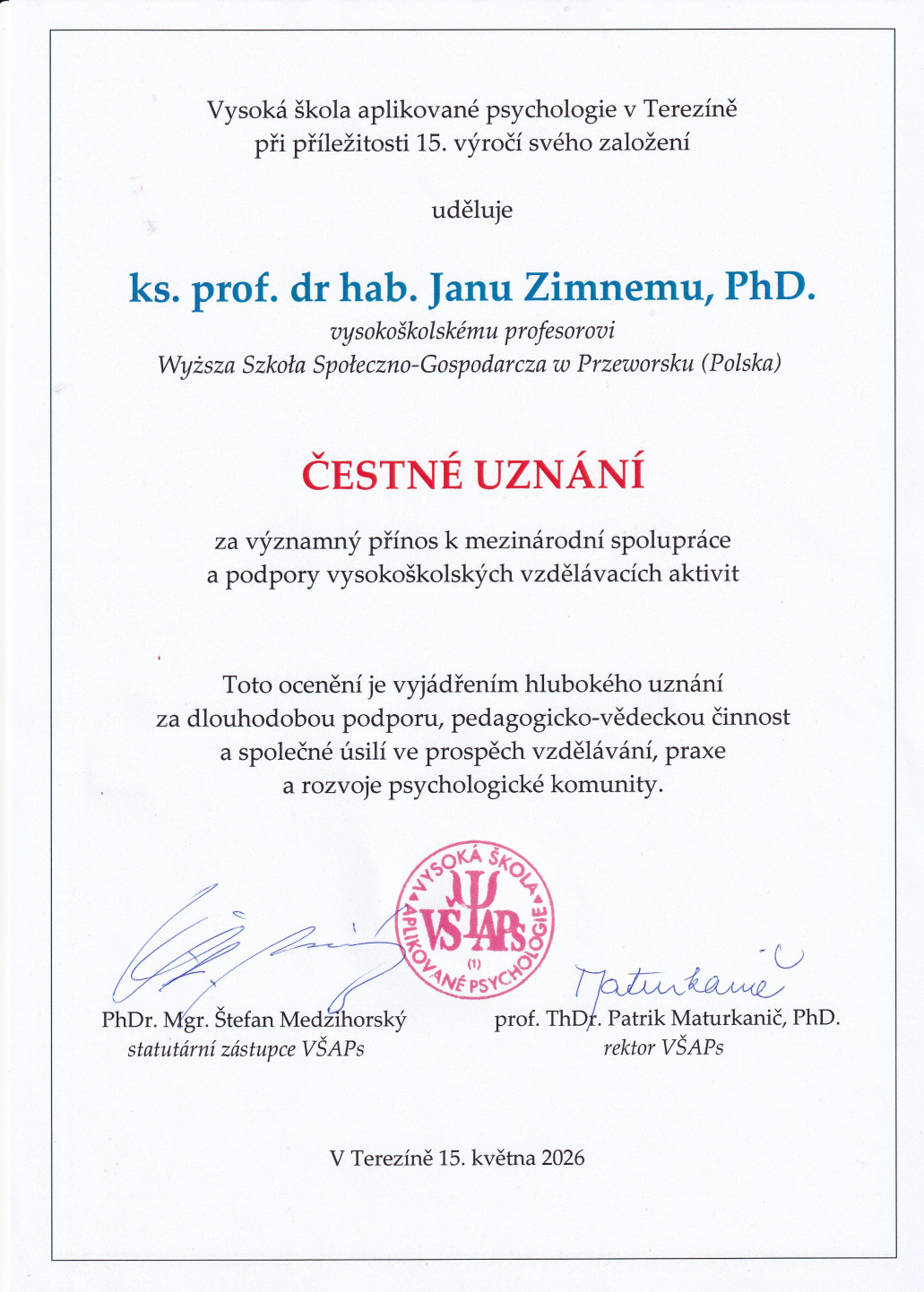Uznanie